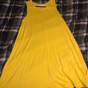 Yellow summer dress